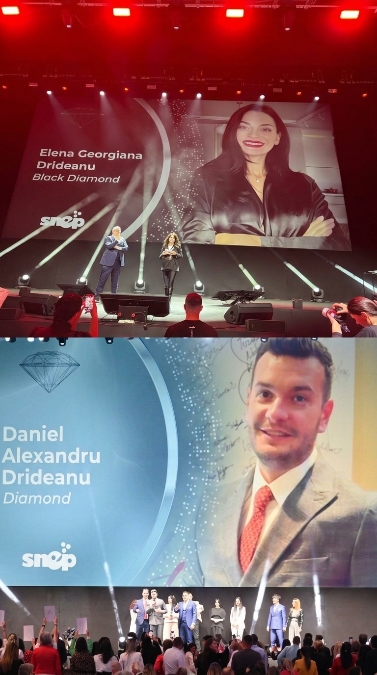 Daniel și Georgiana Drideanu pe scenă